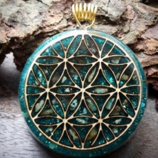 Orgonit, Horovo oko, Orgonite, Orgone, orgonitový šperk, orgonitový přívěšek, strom života, orgonitový, posvátná geometrie, Tyrkys, květina života, čakry, energie, orgonite